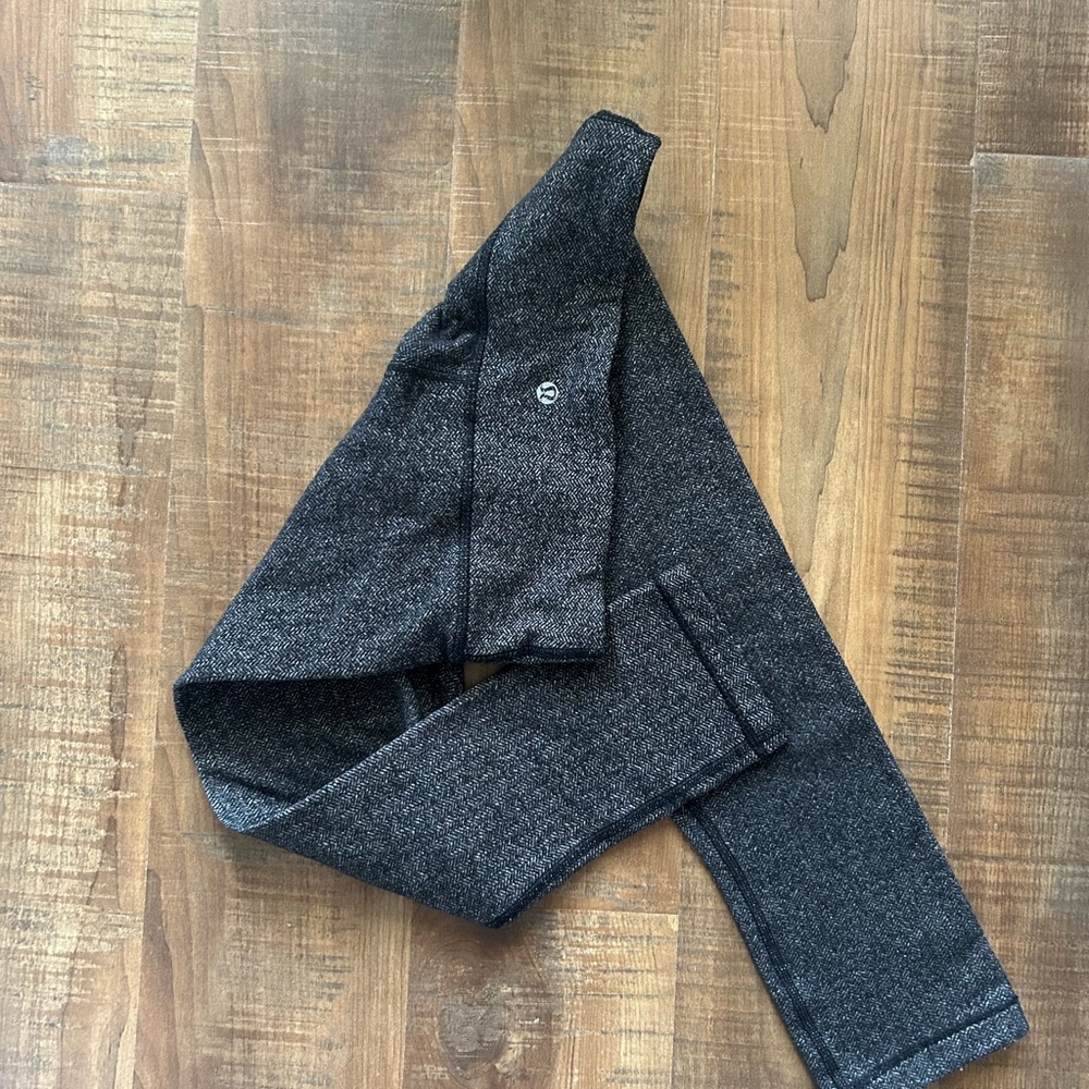 Gray Textured Pants